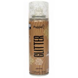 Spray para Cabelo Efeito Glitter Ouro 125 ml
